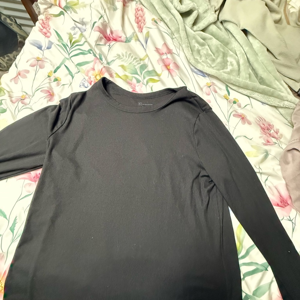 Black Long Sleeve Top